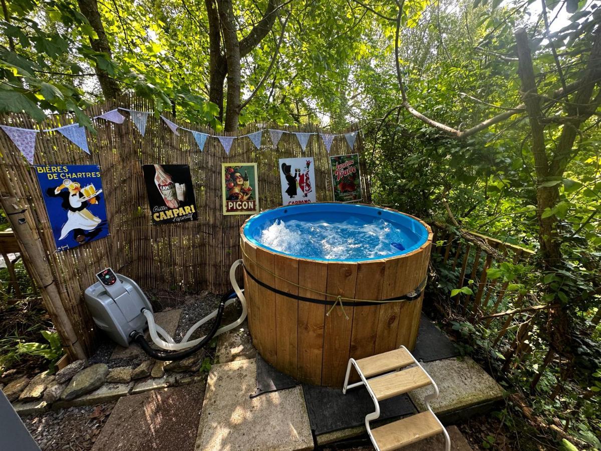 Remarkable Boultons Barn With Hot Tub Newton Abbot Exterior photo